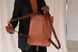 Стильний міський чоловічий рюкзак ручної роботи арт. Francis коньячного кольору з натуральної вінтажної шкіри Francis_cogn фото 5 Boorbon