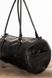 Удобная дорожная сумка арт. 611 ручной работы из натуральной винтажной кожи черного цвета 611_black фото 3 Boorbon