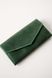 Вместительное портмоне ручной работы арт. Colorado из натуральной винтажной кожи зеленого цвета