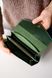Вместительное портмоне ручной работы арт. Colorado из натуральной винтажной кожи зеленого цвета