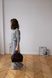 Жіноча сумка бриф кейс арт. Daily з натуральної шкіри з ефектом легкого глянцю чорно-бордового кольору Daily_grey фото 9 Boorbon