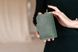 Женский кошелек ручной работы арт. 103 зеленого цвета из натуральной винтажной кожи 103_bordo_kaizer фото 3 Boorbon