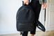 Повсякденний і місткий чоловічий рюкзак ручної роботи арт. Kuga з натуральної вінтажної шкіри чорного кольору kuga_black фото 12 Boorbon