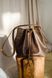 Жіноча сумка кисет арт. Bucket на затяжці ручної роботи з вінтажної натуральної шкіри коричневого кольору bucket_brown фото 13 Boorbon
