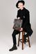 Універсальний чоловічий рюкзак ручної роботи арт. 507 з натуральної вінтажної шкіри темно-сірого кольору 507_brown_crh фото 5 Boorbon