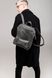 Чоловічий міський рюкзак ручної роботи арт. 511 з натуральної вінтажної шкіри темно-сірого кольору 511_bordo фото 4 Boorbon