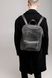 Чоловічий міський рюкзак ручної роботи арт. 511 з натуральної вінтажної шкіри темно-сірого кольору
