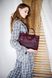 Зручна і стильна жіноча сумка арт. 639 ручної роботи з натуральної вінтажної шкіри бордового кольору 639_bordo фото 2 Boorbon