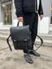 Вместительный мужской городской рюкзак ручной работы арт. 501 из натуральной полуматовой кожи черного цвета 501_black_crz фото 8 Boorbon