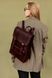 Вместительный женский рюкзак ручной работы арт. 510 из натуральной винтажной кожи бордового цвета 510_bordo фото 3 Boorbon