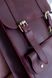 Вместительный женский рюкзак ручной работы арт. 510 из натуральной винтажной кожи бордового цвета 510_bordo фото 6 Boorbon