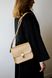 Женская сумка через плечо арт. 614 ручной работы из натуральной кожи с легким глянцевым эффектом цвета капучино 614_cappuccino фото 8 Boorbon