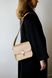 Женская сумка через плечо арт. 614 ручной работы из натуральной кожи с легким глянцевым эффектом цвета капучино 614_cappuccino фото 6 Boorbon