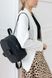Стильный женский мини-рюкзак ручной работы арт. 519 черного цвета из натуральной винтажной кожи 519_black_savage фото 2 Boorbon