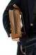 Стильний жіночий міні-рюкзак ручної роботи арт. 519 коньячного кольору з натуральної шкіри з легким матовим ефектом 519_black_savage фото 4 Boorbon