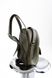 Жіночий міні-рюкзак ручної роботи арт.520 з натуральної шкіри з легким матовим ефектом кольору хакі 520_khaki фото 4 Boorbon