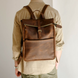Стильний чоловічий рюкзак ручної роботи арт. Lumber з натуральної вінтажної шкіри коричневого кольору lumber_cognk фото 1 Boorbon
