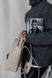 Стильный женский мини-рюкзак ручной работы арт. 519 из натуральной кожи с глянцевым эффектом цвета слоновая кость 519_slonova_kistka фото 4 Boorbon