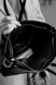 Жіноча сумка через плече ручної роботи арт. Z005 з натуральної шкіри з ефектом легкого глянцю чорного кольору z005_black фото 12 Boorbon