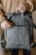 Рюкзак арт. 505 из натуральной винтажной кожи серого цвета 505_gray_crzh фото 5 Boorbon