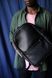 Классический мужской рюкзак в минималистичном стиле арт. Klerk ручной работы из натуральной фактурной кожи черного цвета