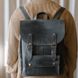 Рюкзак арт. 505 из натуральной винтажной кожи серого цвета 505_gray_crzh Boorbon
