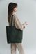 Классическая женская сумка шоппер арт. 603 ручной работы из натуральной винтажной кожи зеленого цвета 603_green фото 5 Boorbon