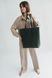 Классическая женская сумка шоппер арт. 603 ручной работы из натуральной винтажной кожи зеленого цвета 603_green фото 2 Boorbon