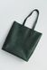 Класична жіноча сумка шоппер арт. 603 ручної роботи з натуральної вінтажної шкіри зеленого кольору 603_green фото 8 Boorbon
