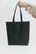 Класична жіноча сумка шоппер арт. 603 ручної роботи з натуральної вінтажної шкіри зеленого кольору 603_green фото 4 Boorbon