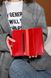 Стильне жіноче портмоне ручної роботи арт. 202 червоного кольору із натуральної шкіри з легким глянцевим ефектом 202_red_kaiser фото 4 Boorbon