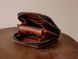 Компактний гаманець ручної роботи арт. 216 Petty коньячного кольору з натуральної вінтажної шкіри 216petty_brown фото 2 Boorbon