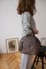 Жіноча сумка бриф кейс арт. Daily з натуральної шкіри з вінтажним ефектом коричневого кольору Daily_grey фото 4 Boorbon