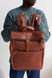 Стильный мужской рюкзак ручной работы арт. Lumber из натуральной винтажной кожи коньячного цвета lumber_cognk фото 2 Boorbon