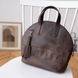 Жіноча сумка бриф кейс арт. Daily з натуральної шкіри з вінтажним ефектом коричневого кольору Daily_grey фото 1 Boorbon